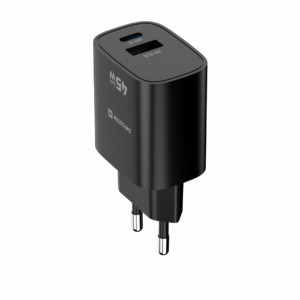Caricatore da parete SWISSTEN EDGE GaN 45W USB-C + USB-A